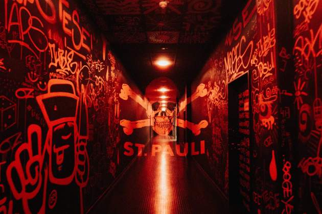 Tunel vestidor|vestuari St Pauli / Foto: @fcstpauli