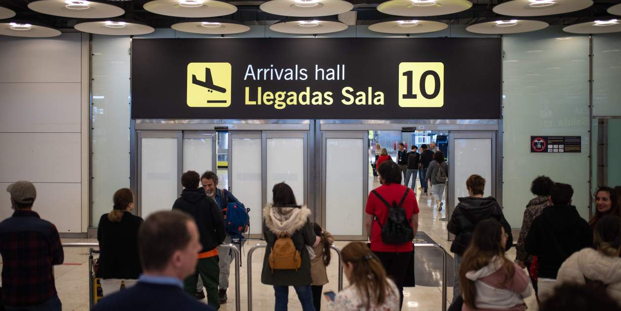 Una terminal de l'aeroport de Madrid