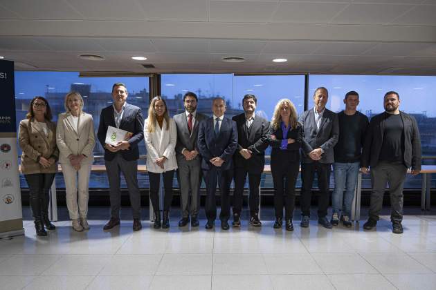 Els participants en el debat al Cnsell de l'Advocacia Catalana, aquest dilluns / Foto: Irene Vilà Capafons