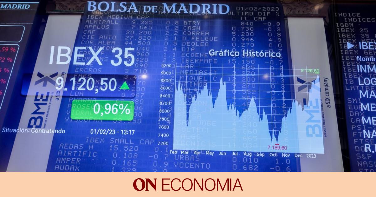 El IBEX 35 se da la vuelta cotiza con una caída del 0 53 y pierde los