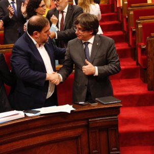 puigdemont junqueras ple parlament sergi alcazar