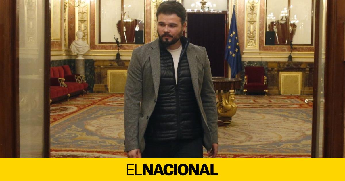 La ironía de Gabriel Rufián sobre quien es M Rajoy