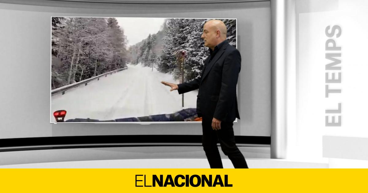 Alerta el frío la nieve la lluvia y el viento vuelven a Catalunya