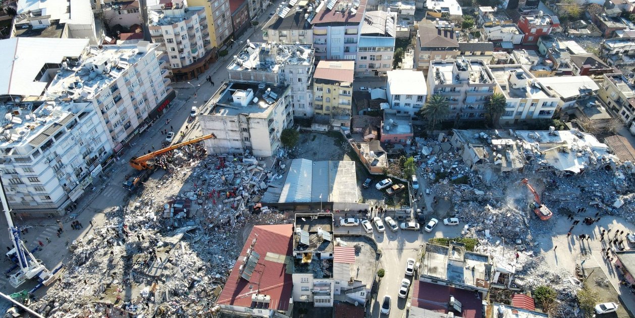 El antes y el después de la destrucción del terremoto en Turquía a