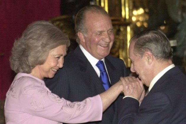 La reina Sofía, Juan Carlos I y Jaime Peñafiel
