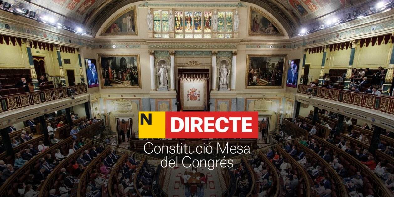 Composición de la Mesa del Congreso DIRECTO Última hora de la votación