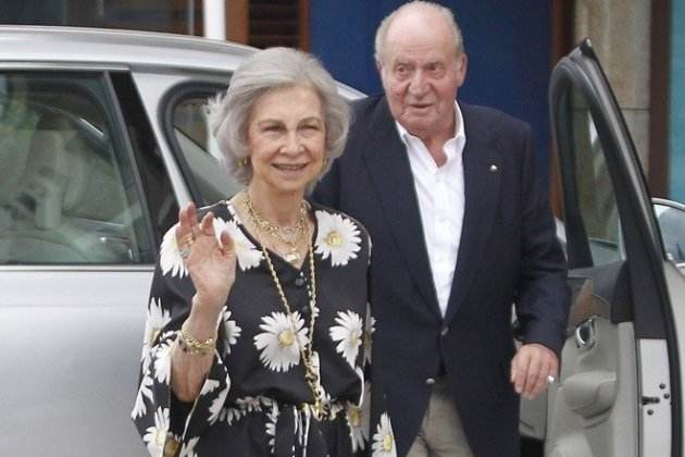 La reina Sofía y Juan Carlos I