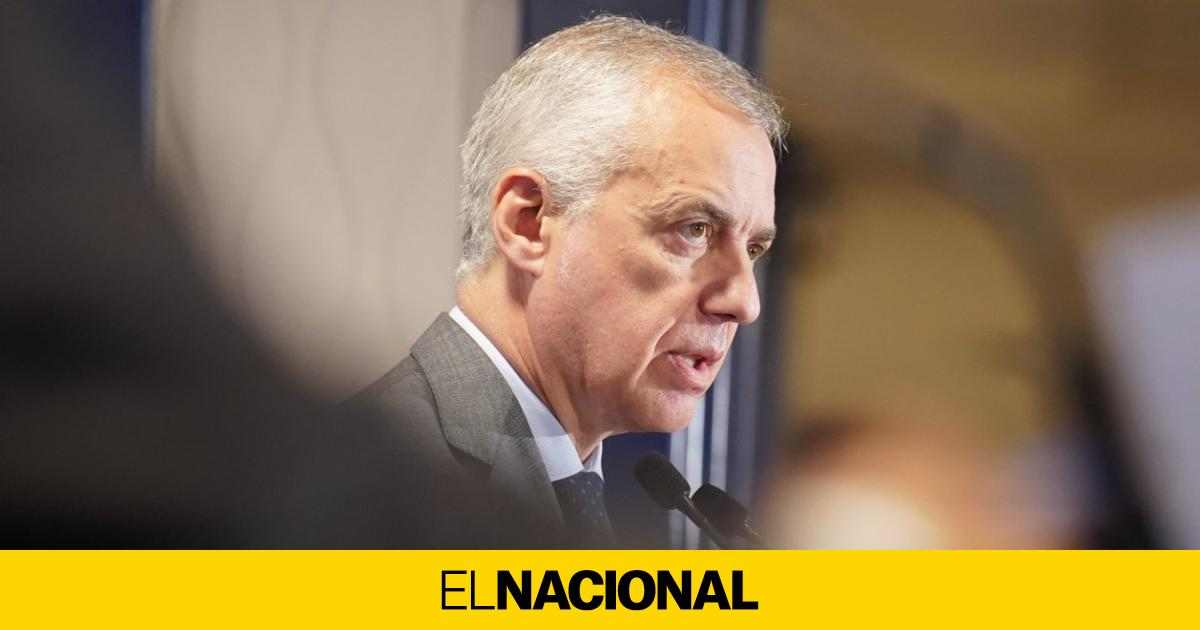 Urkullu reclama un acord clar a Sánchez si vol els vots de catalans i