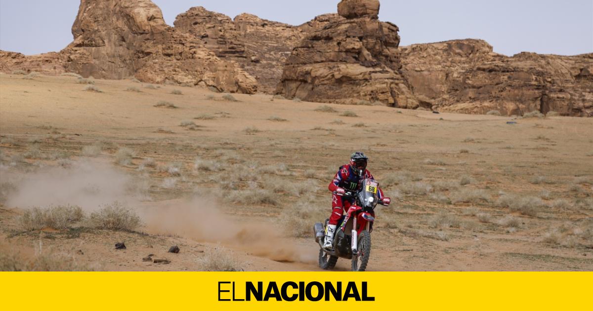 Tosha Schareina sorpresa y primer líder destacado del Dakar 2024