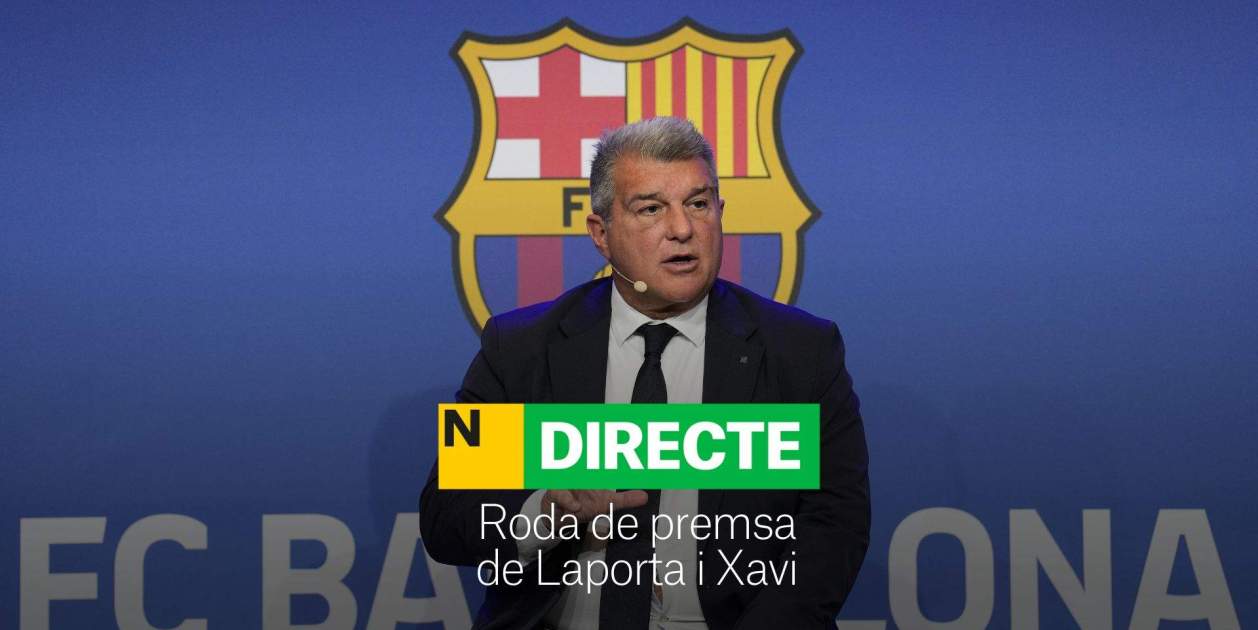 Roda de premsa de Laporta i Xavi Hernández DIRECTE Les explicacions