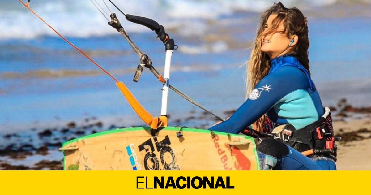 La Kitesurfista Catalana Gisela Pulido Se Enfrenta A La Ola De Su Vida