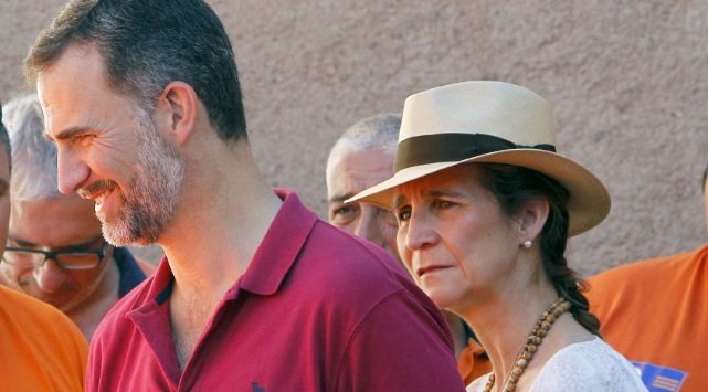 'Aquelarre' contra Letícia a Toledo; Felip VI, Cristina i Elena junts, torna 'la família'