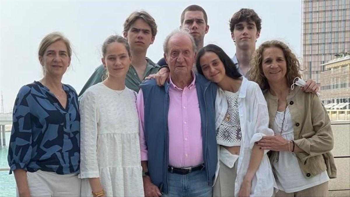 6 de los 8 nietos de Juan Carlos I reciben dinero todos los meses, cantidades distintas