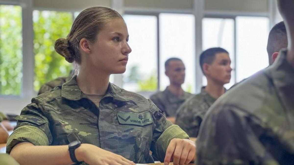 Leonor tiene mote en el ejército, así la llaman los cadetes