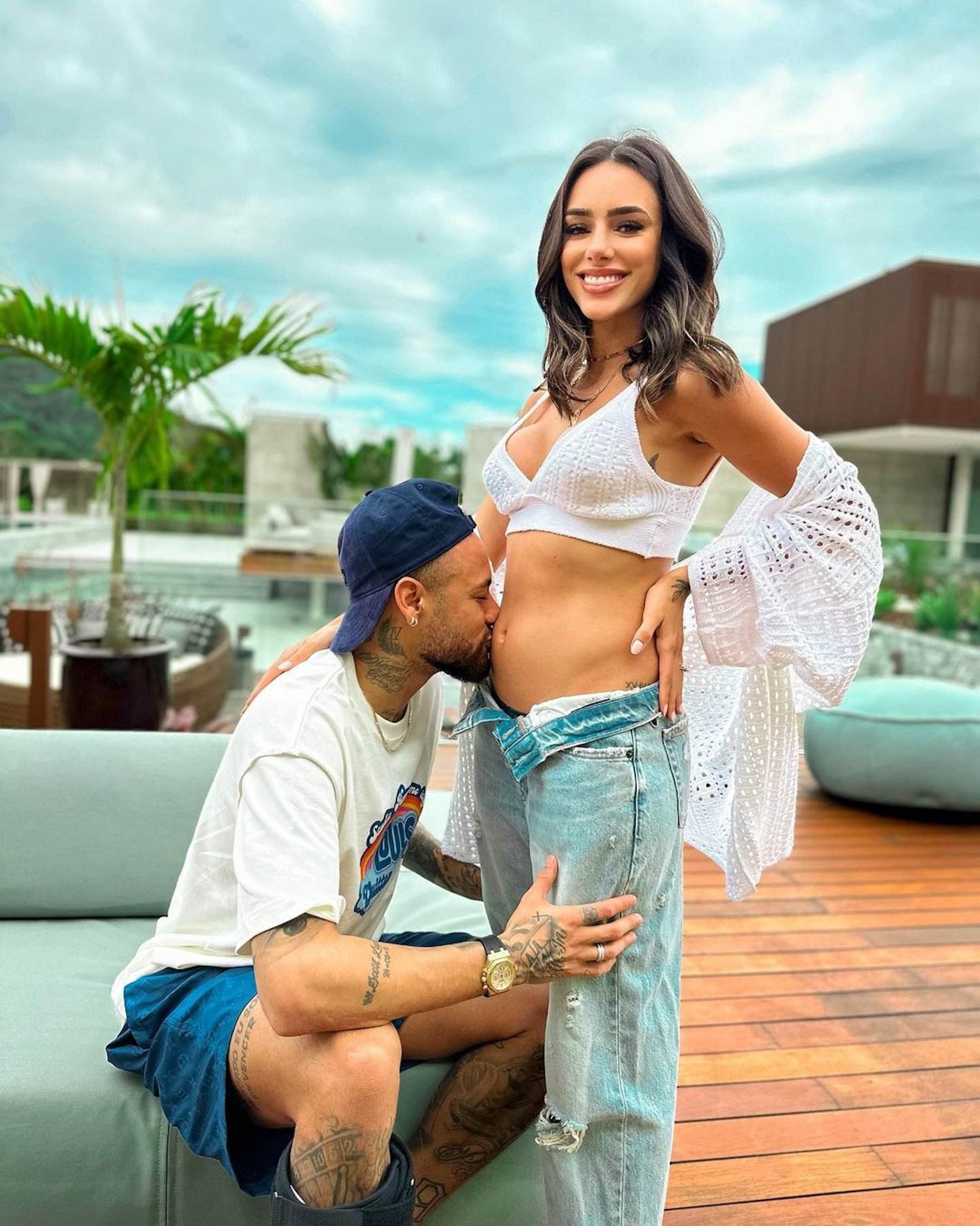 Neymar y Bruna, padre de una niña: sorpresa por el curiosísimo y precioso nombre que le han puesto