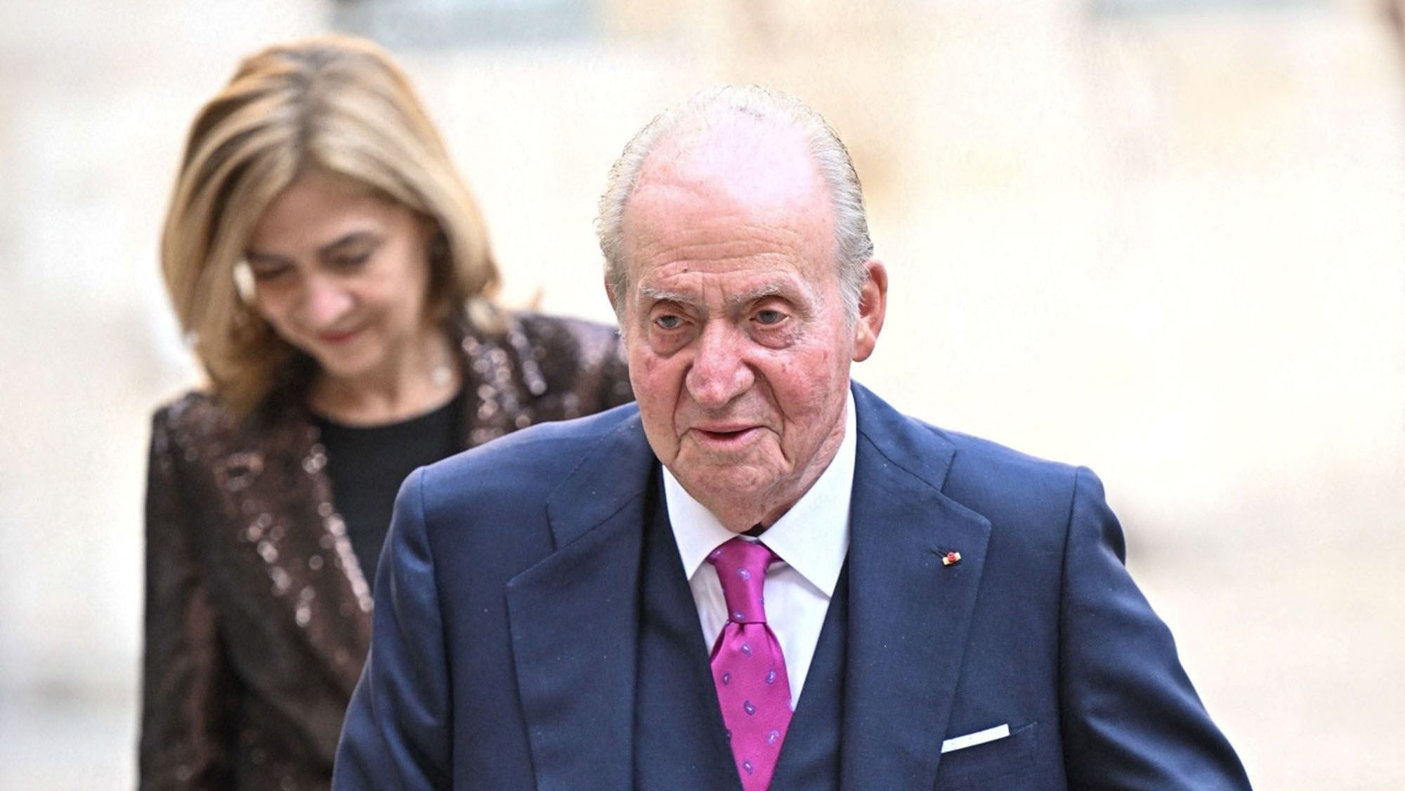 Juan Carlos I y la infanta Cristina