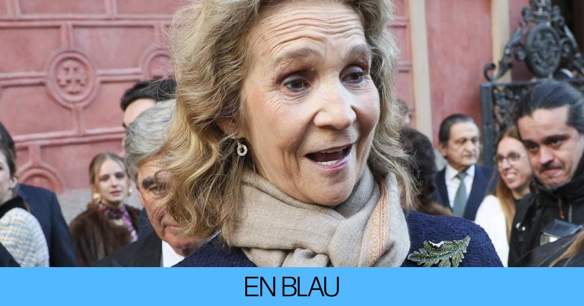 La infanta Elena remuga en una boda, què diu quan creu que no la senten