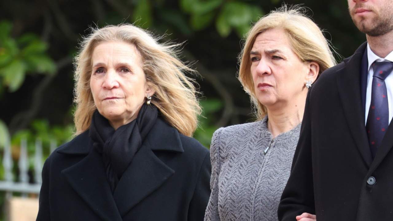 La infanta Cristina y Elena compartirán la herencia de su padre con una tercera mujer