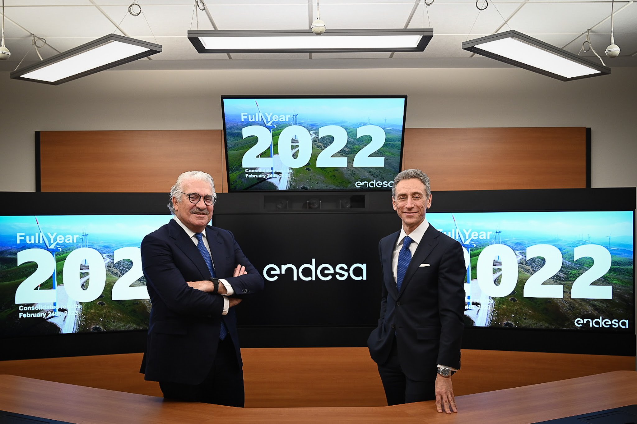Endesa ganó 2.541 millones en 2022, un 77% más