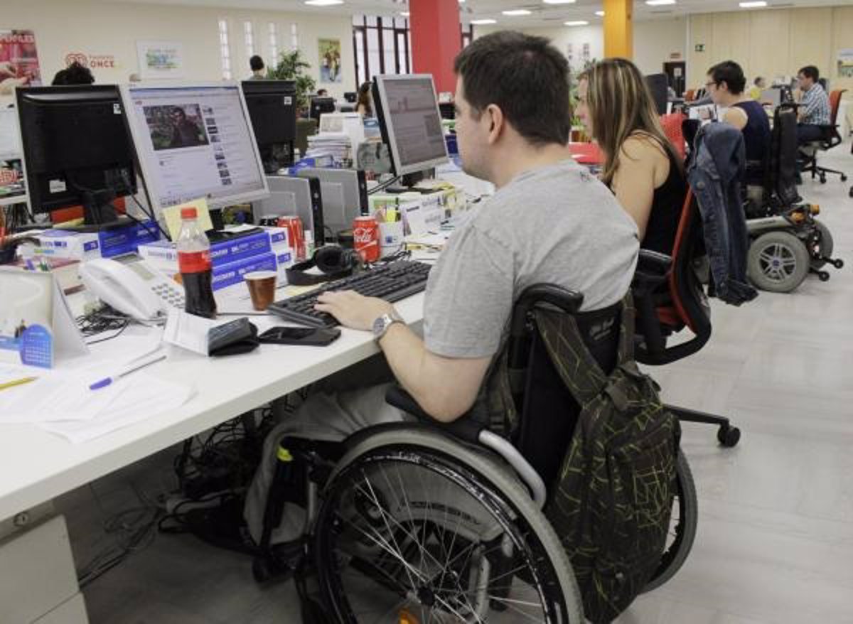 L'ocupació de persones amb discapacitat va créixer un 6,7% el 2022