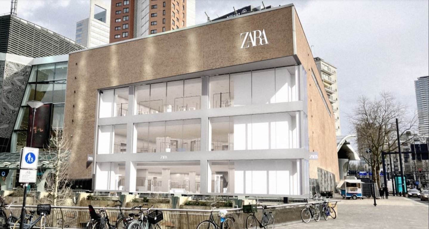 Zara obrirà la seva botiga més gran del món a Rotterdam: 9.000 metres quadrats