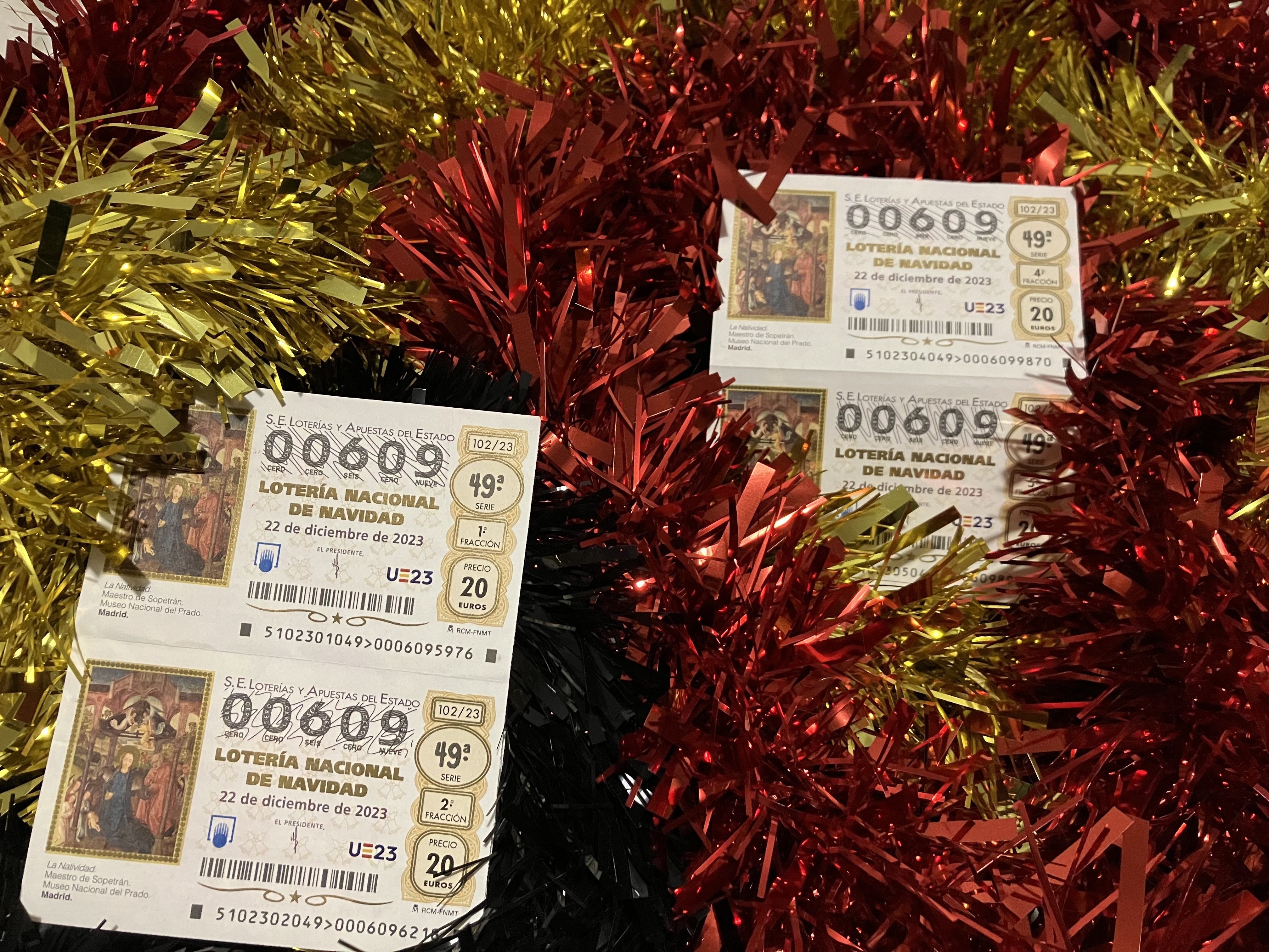 La lotería de Navidad reparte este año 2.590 millones de euros en premios
