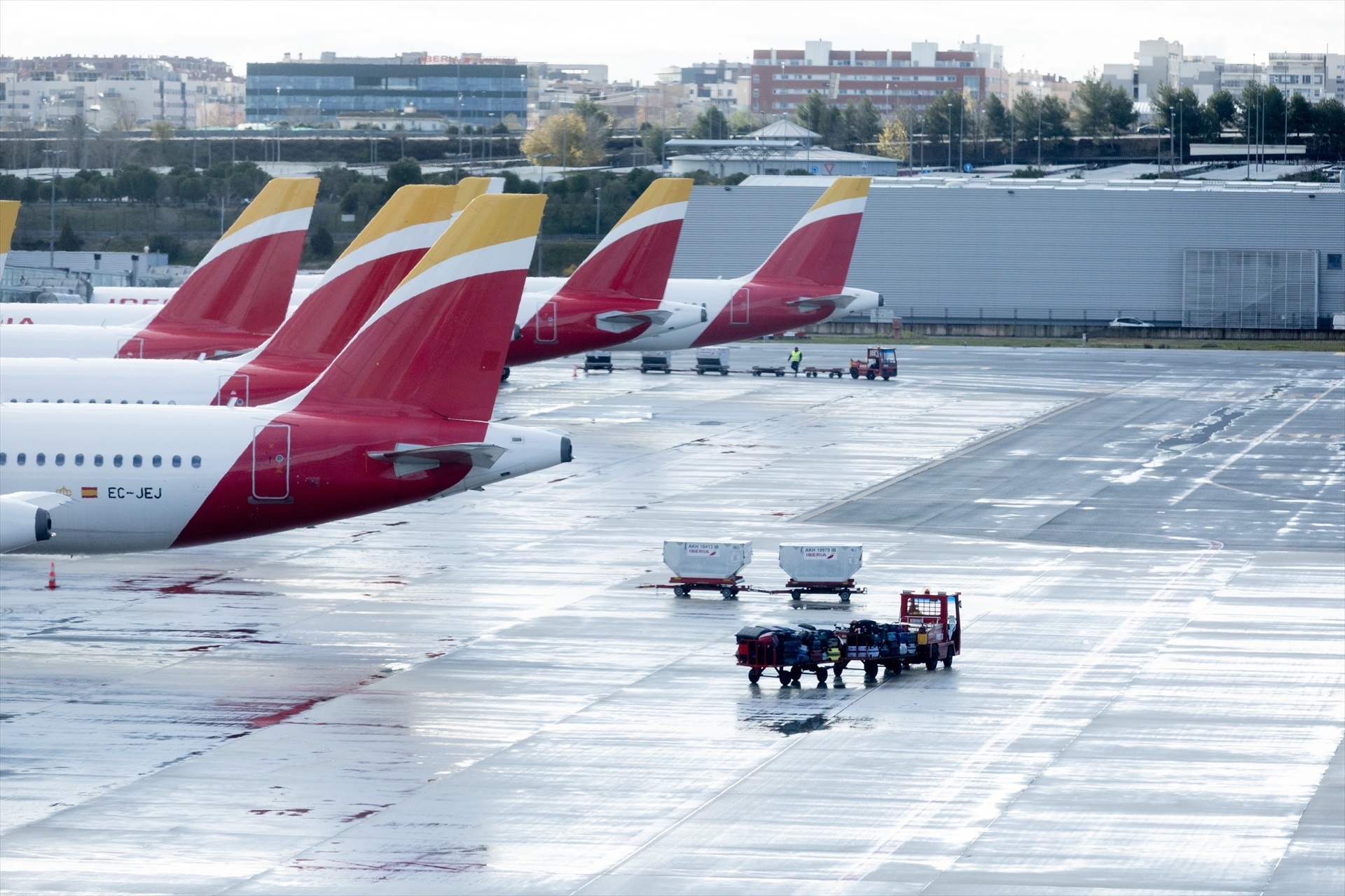 Iberia xifra el seguiment de la vaga en el 19% i reconeix un augment de problemes amb les maletes