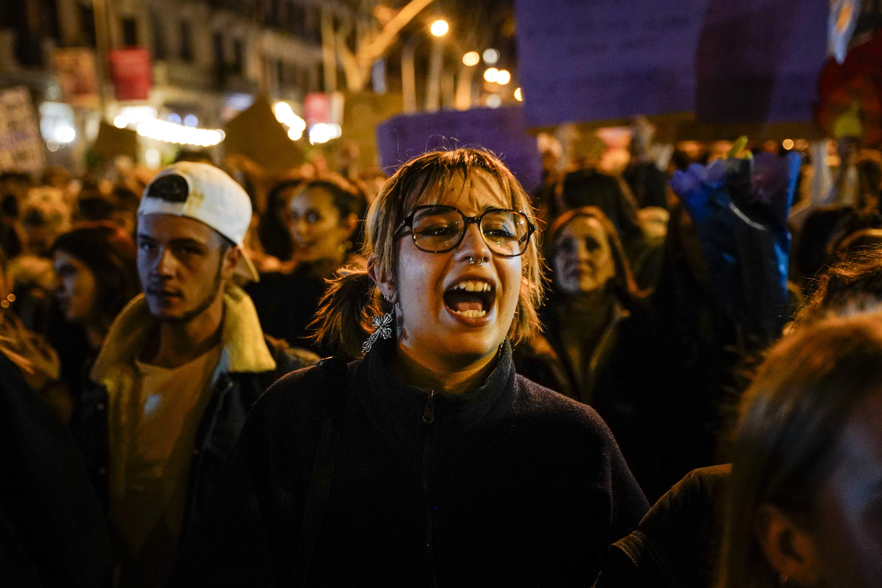 8M manifestació dia internacional de la dona / Foto: Irene Vilà