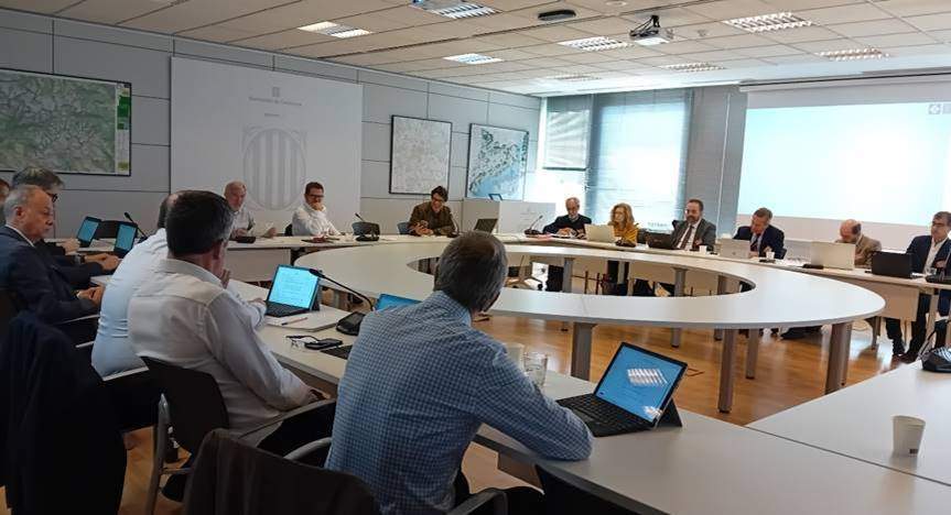La trobada entre responsables de Cimalsa i del BEI s'ha celebrat a Barcelona.