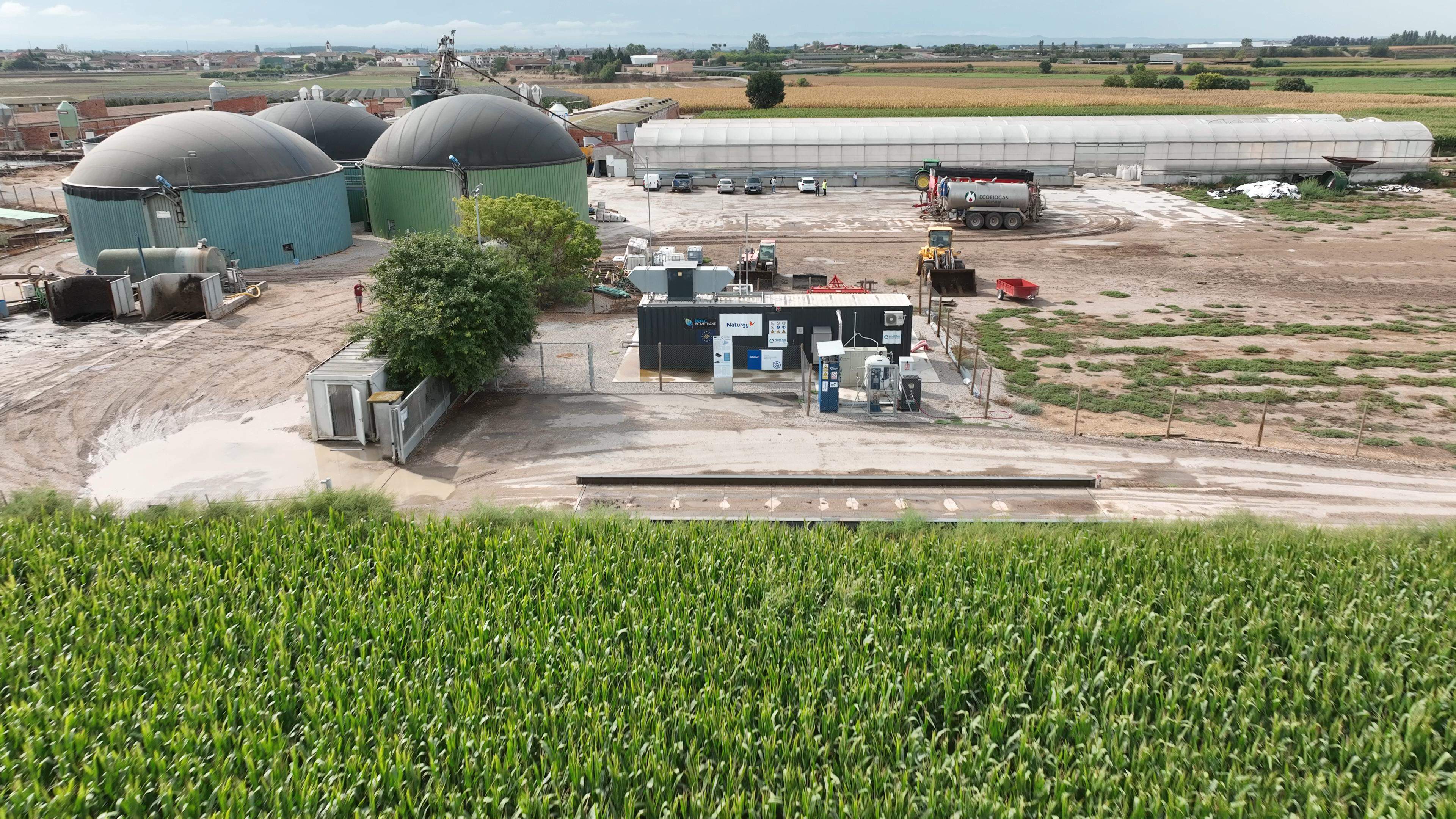 Naturgy abre en Lleida su tercera planta de biometano