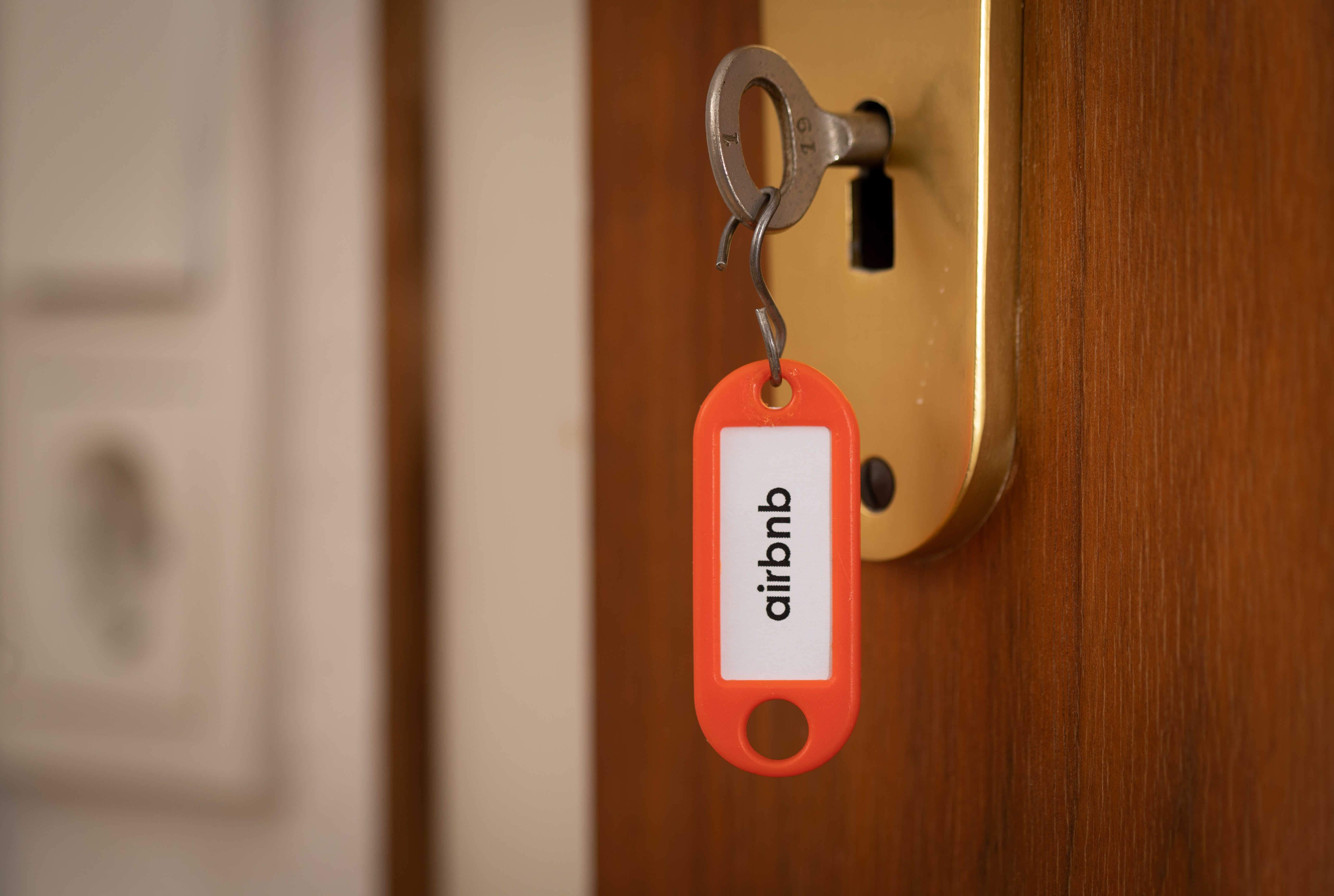 Unas llaves de una casa de Airbnb