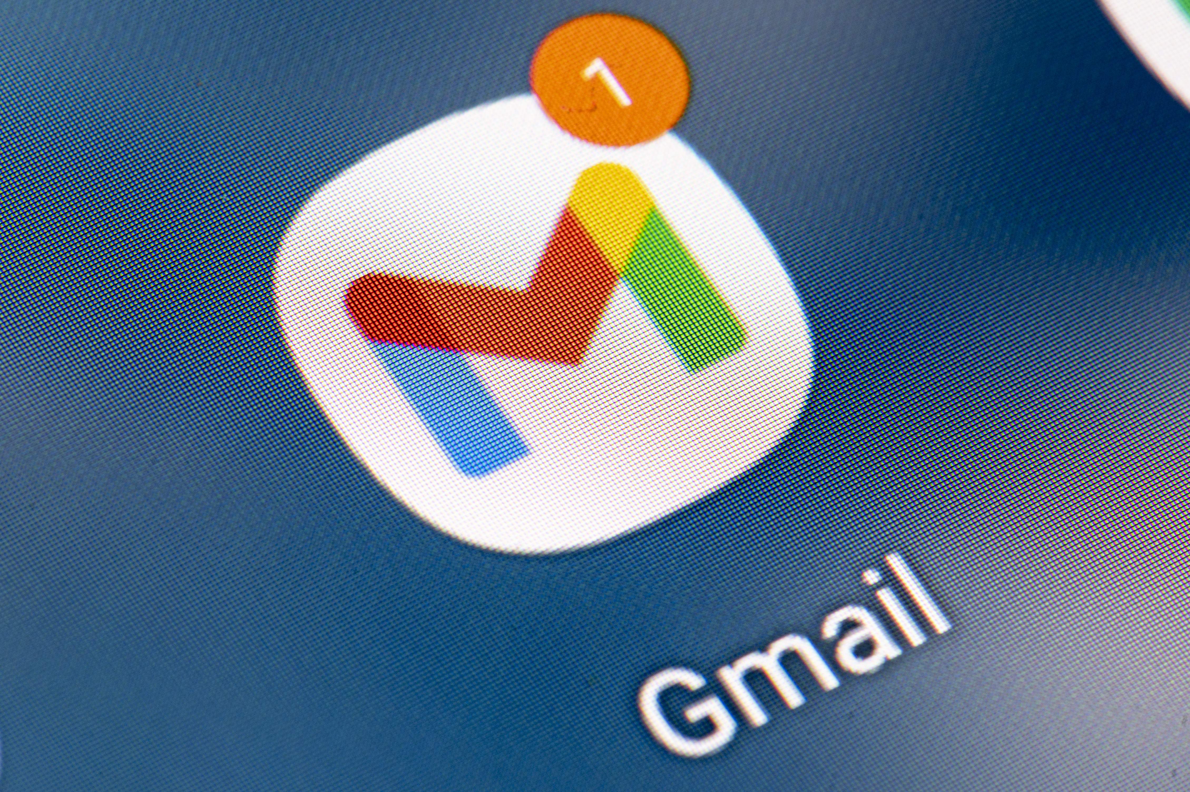 EuropaPress 5591195 filed 21 january 2022 berlin the icon of the gmail app can be seen on the