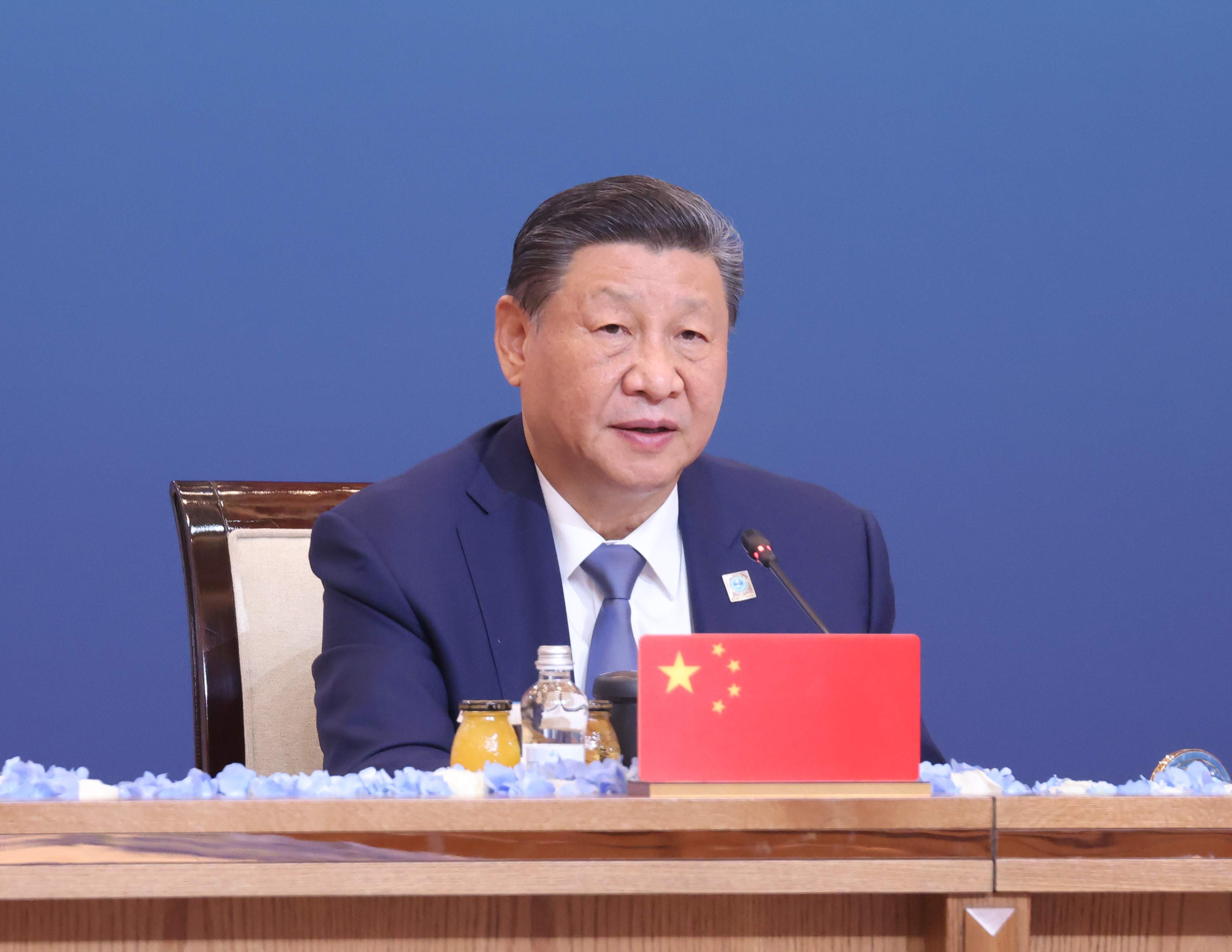 EuropaPress 6086189 astana july 2024    chinese president xi jinping attends the expanded