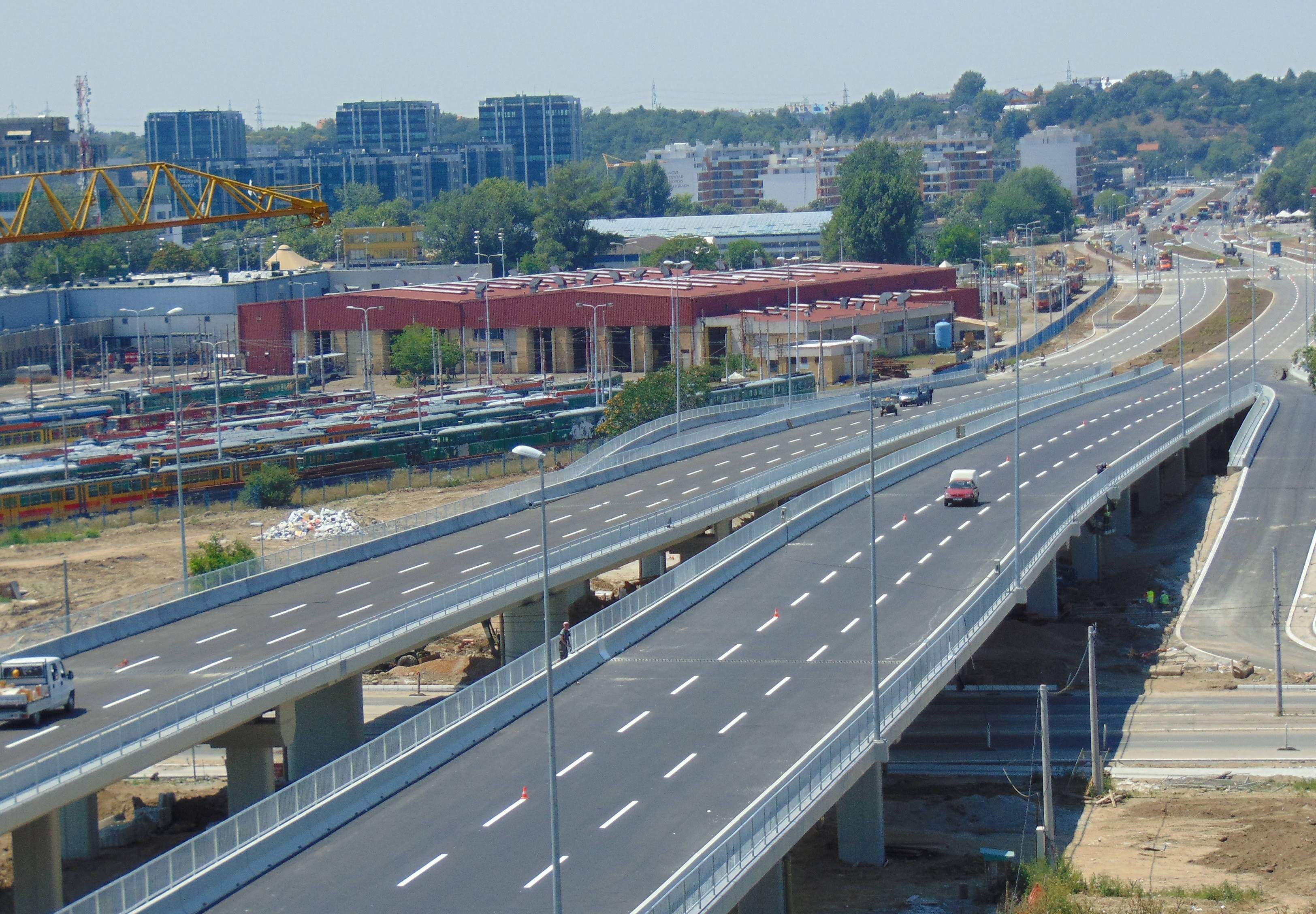 Autopista de Rubau en Serbia. Rubau