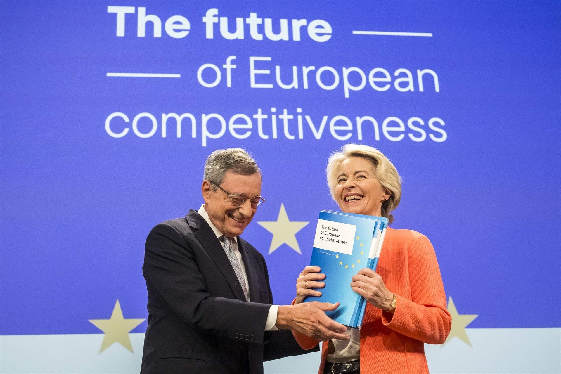 EuropaPress 6200097 september 2024 brussels bxl belgium mario draghi former president of the