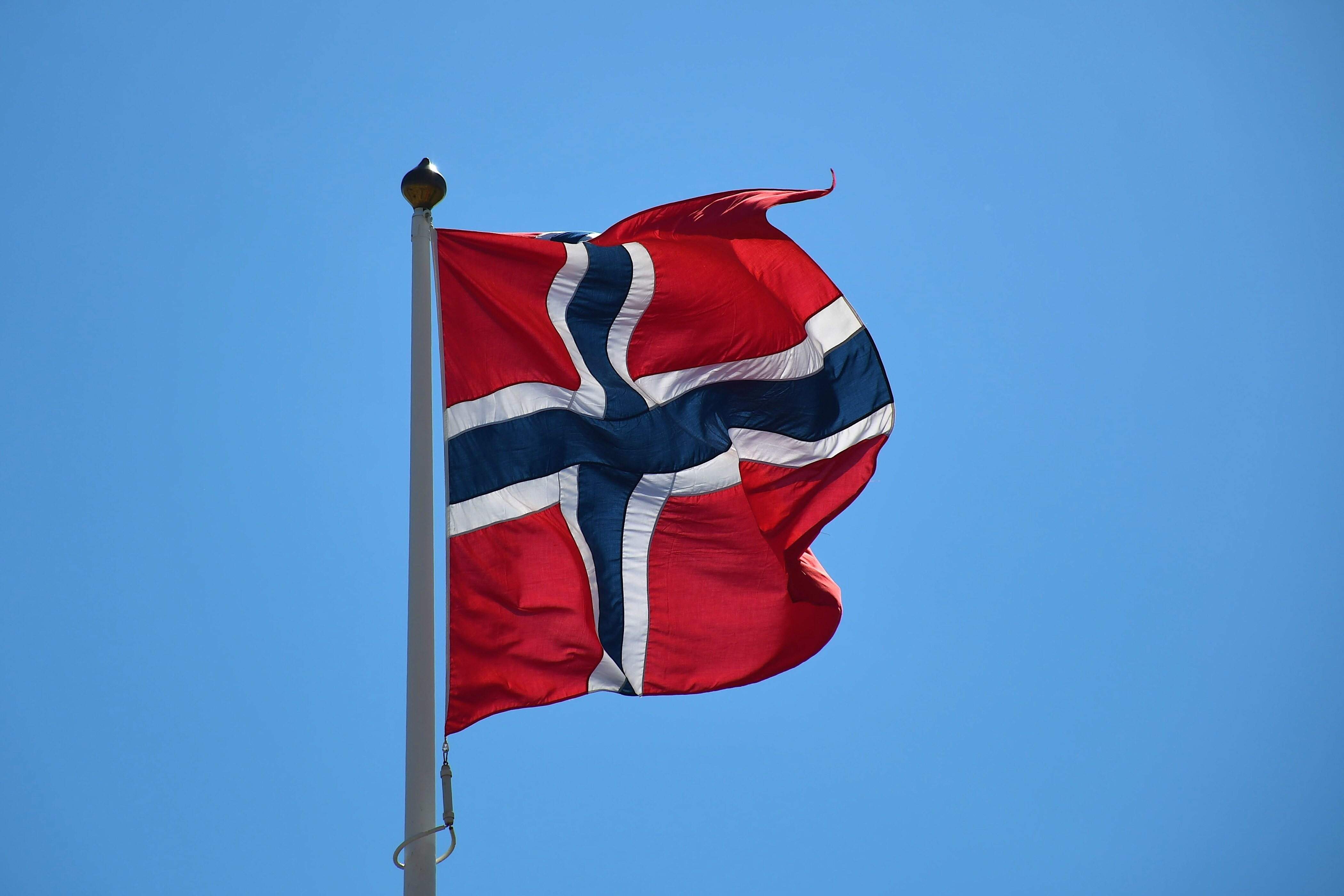 Bandera de Noruega. EP