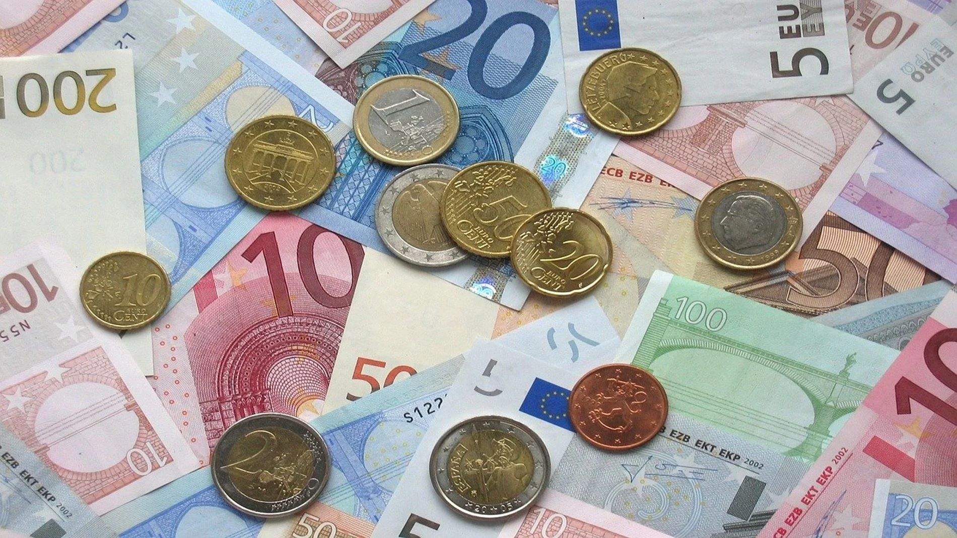 monedas euro archivo billetes