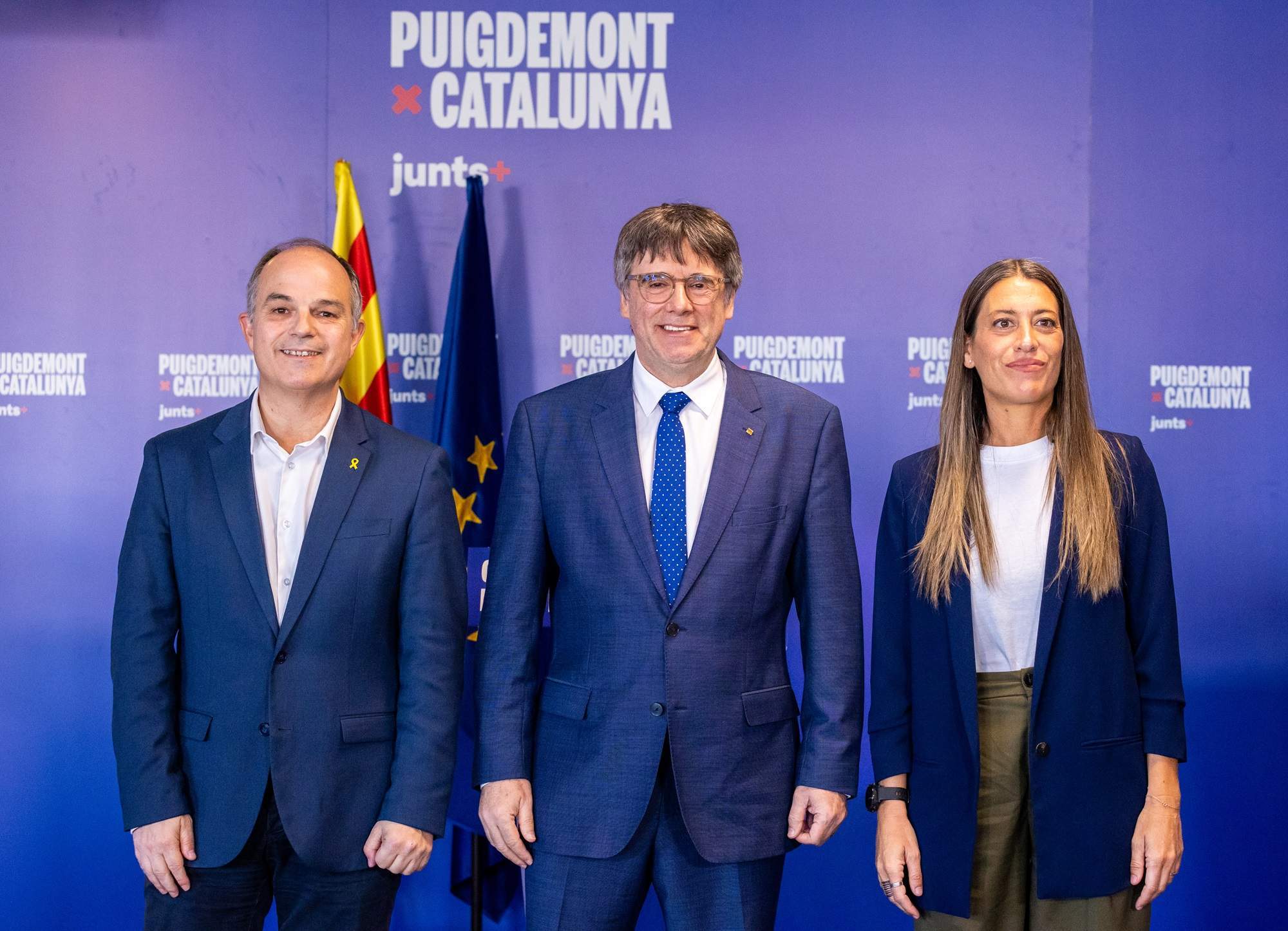 jordi turull carles puigdemont i miriam nogueras