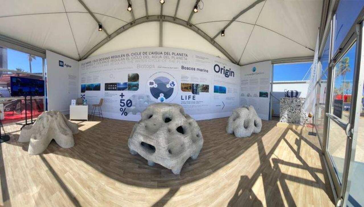 Underwater Gardens, los arrecifes artificiales que regeneran el fondo marino del Port Olímpic