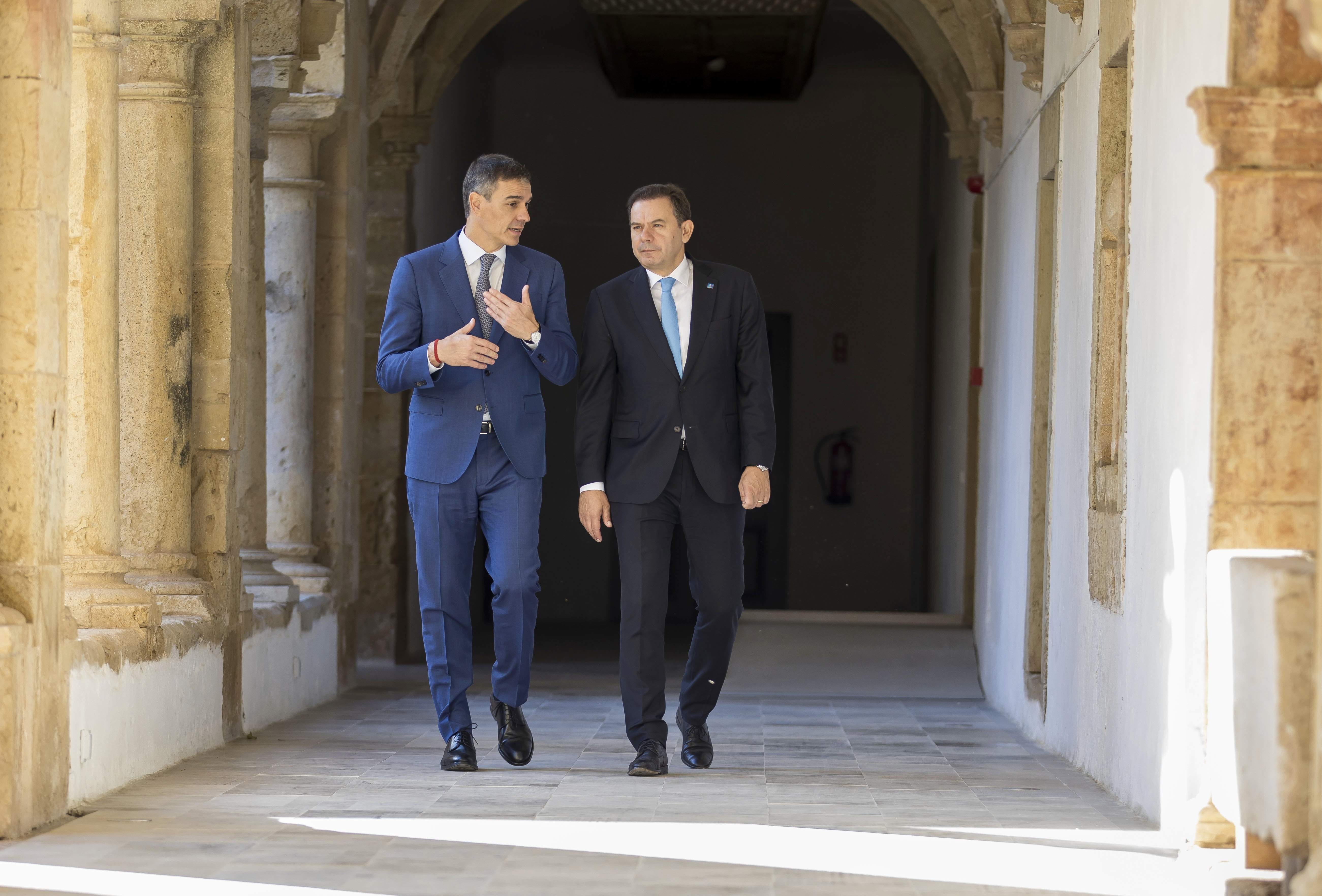 El presidente de España y el de la república portuguesa. EP