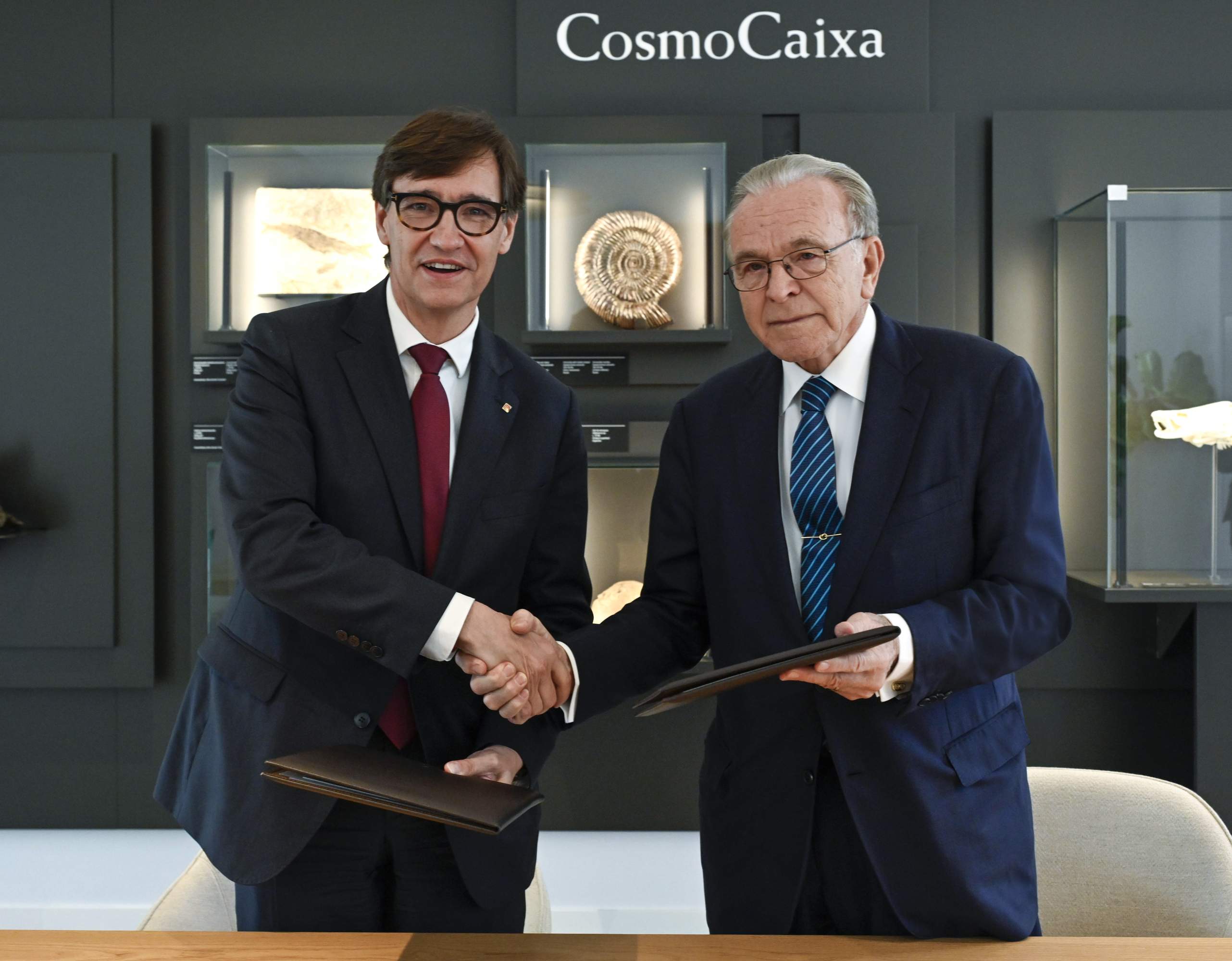 acord marc catalunya 2024 fundacio la caixa salvador illa isidro faine