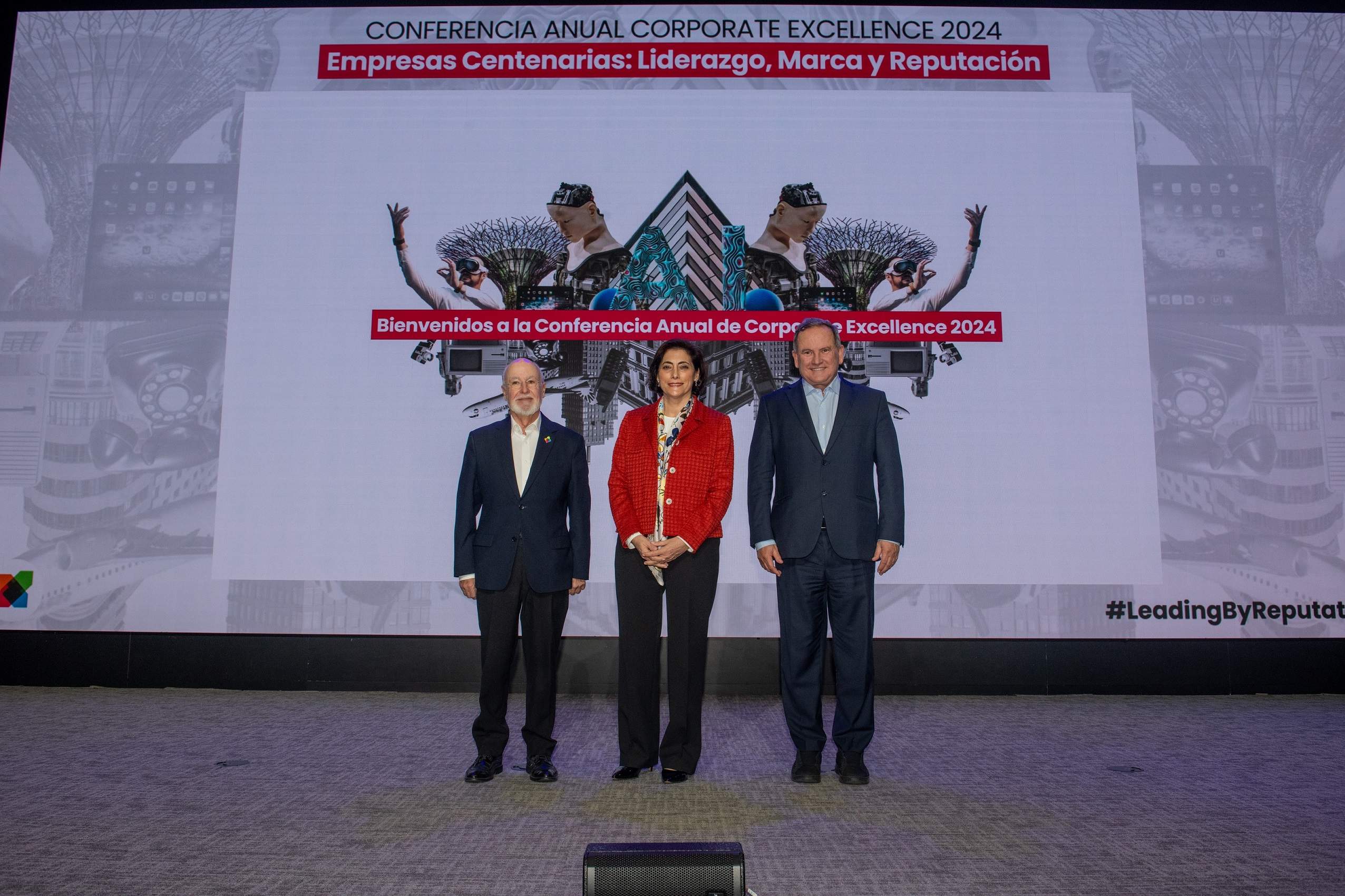 Ángel Alloza, María Luisa Martinez Gistau y Eduardo Navarro.