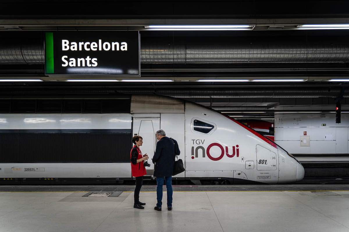 La línia d'alta velocitat Barcelona-París d'Inoui compleix 2 anys amb 2 milions de passatgers