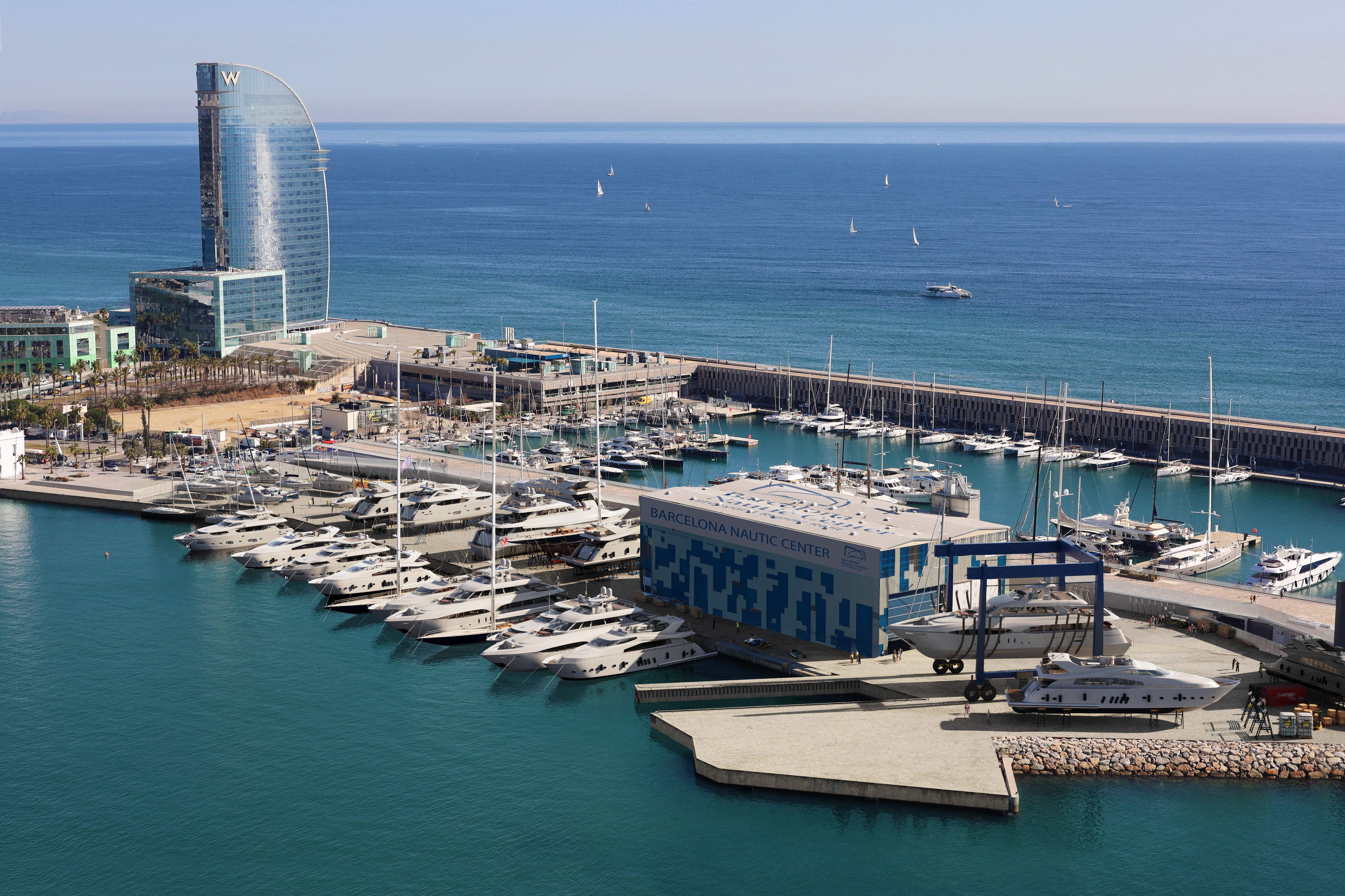 Imagen virtual de la ampliación de BCN Nautic Center, en el Port de Barcelona