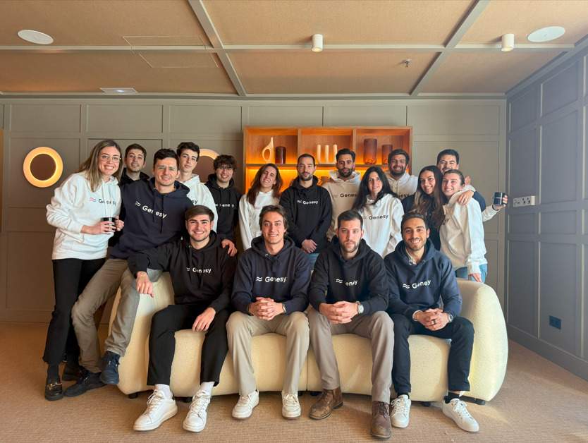 El equipo de profesionales de la start up Genesy, en las oficinas de Barcelona