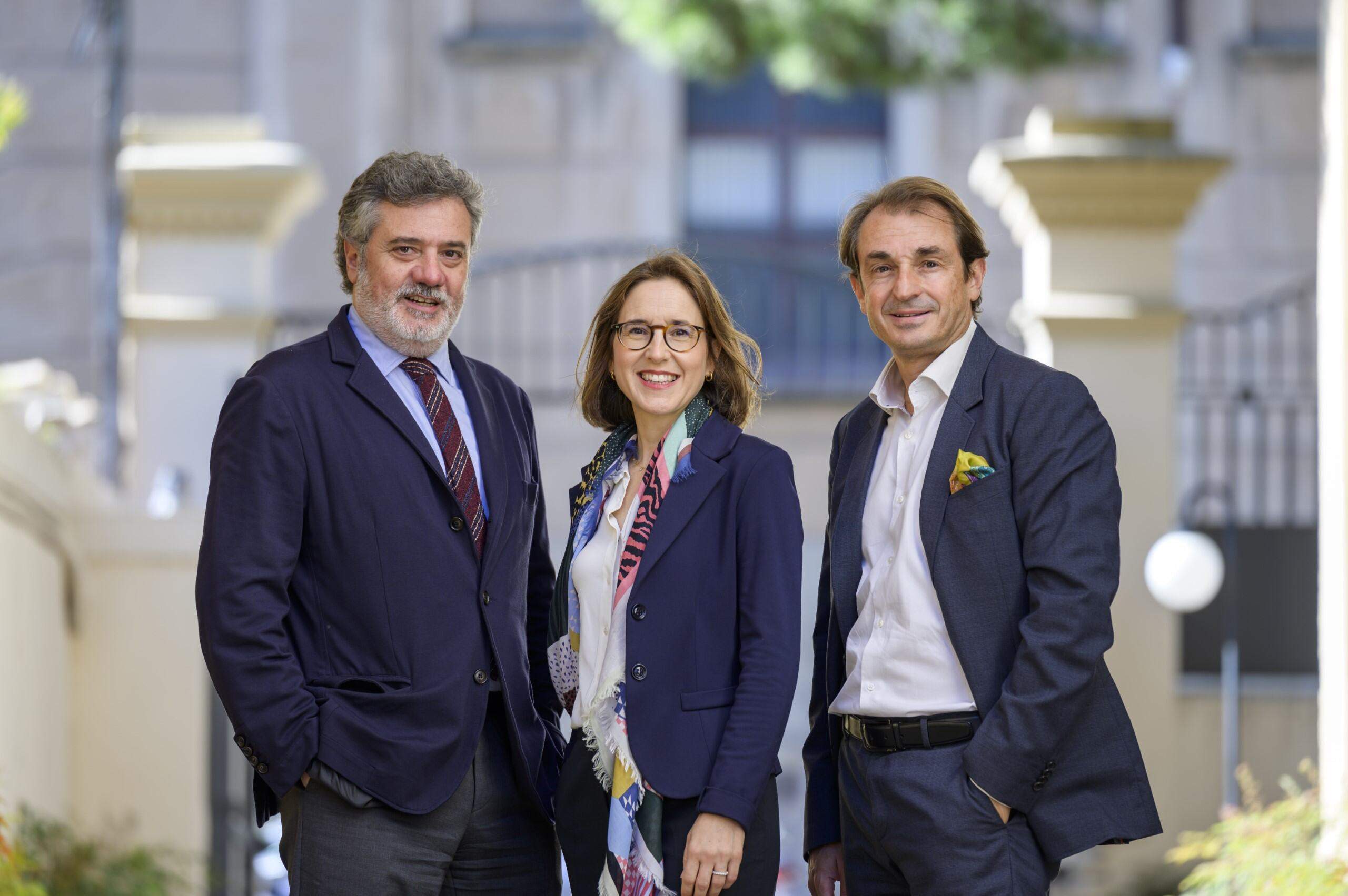 Kai Torrella, Consejero Delegado de Gesinter; Silvia Torrella, Presidenta Ejecutiva de Gesinter; y David Levy Faig, Consejero.