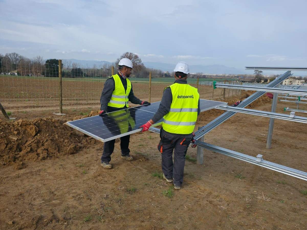 El primer parc solar d'Estabanell cobrirà el consum anual de 1.500 llars