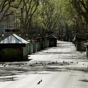 barcelona carrers buits efe