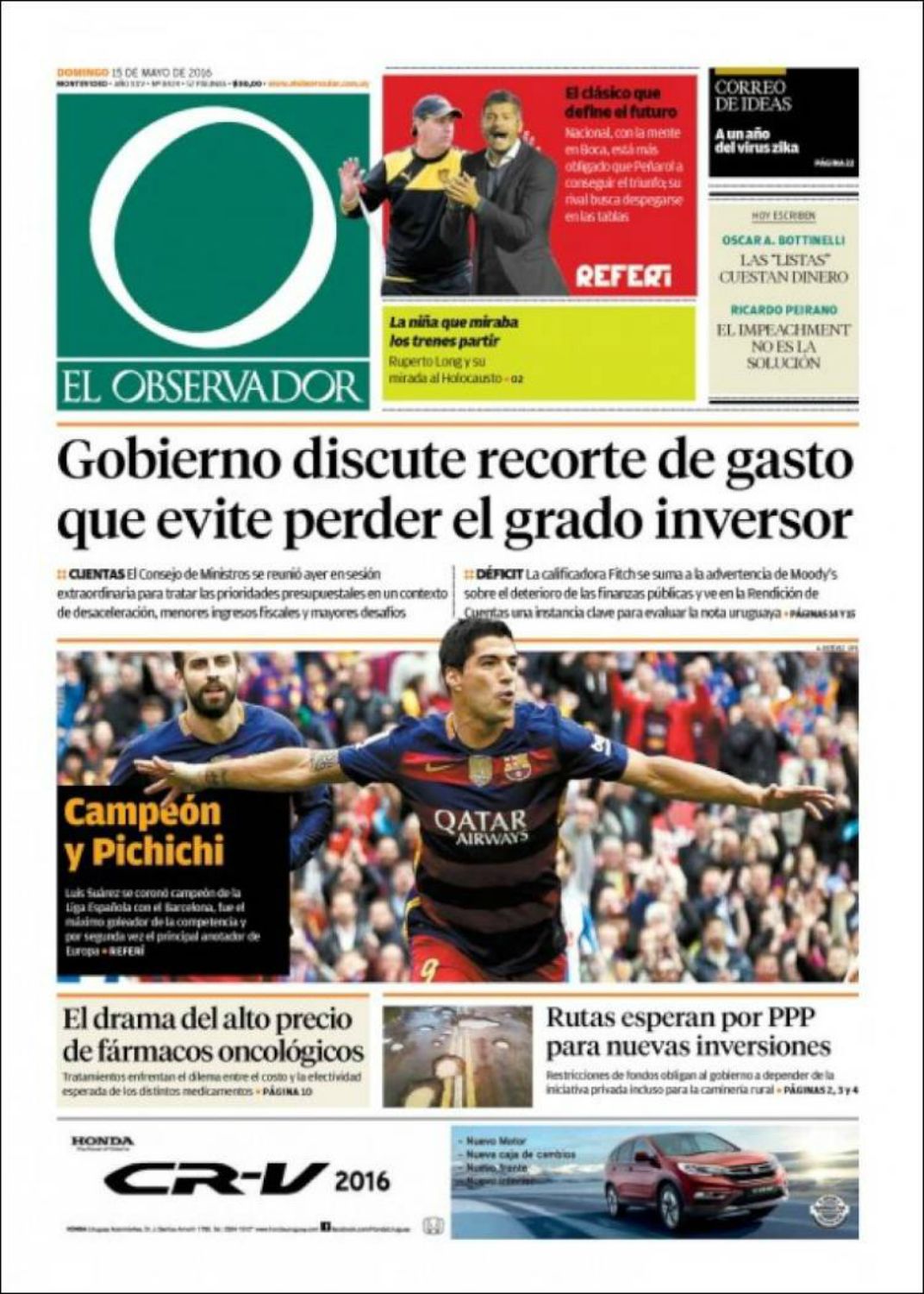 La Liga del Barça en las portadas