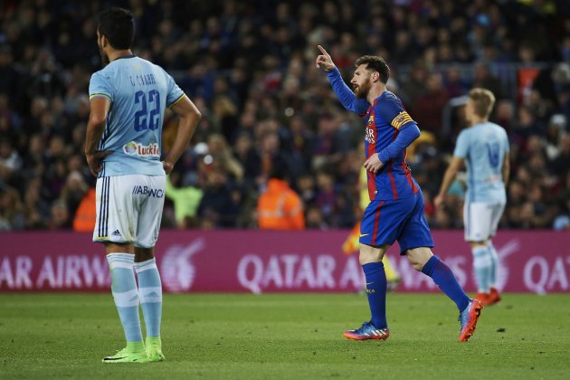 Leo Messi celebracio gol Barça Celta